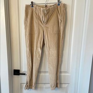 Women’s Banana Republic Tan Corduroy Jogger Style Pants